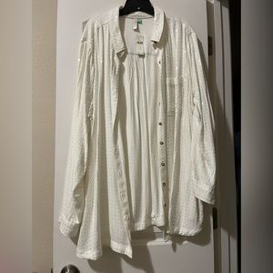 Pilcro sequin button up